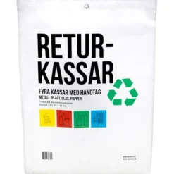 Källsorteringskassar, 4 st
