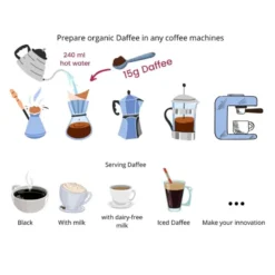Koffeinfritt Dadelkaffe med Chaismak, 250 g