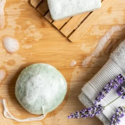 Konjac Sponge Green Tea & Green Clay