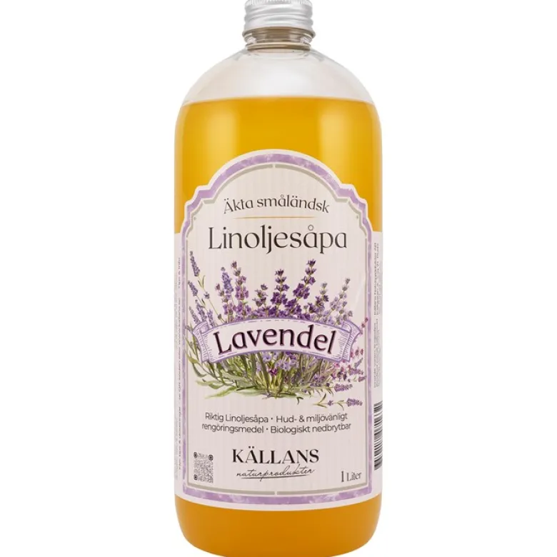 Äkta Småländsk Linoljesåpa Lavendel