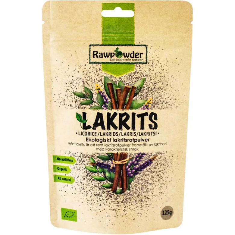 Lakritsrotpulver, 125 g
