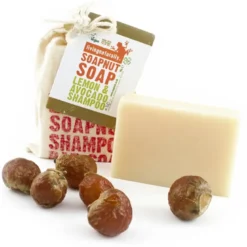 Lemon & Avocado Soapnut Shampoo Bar, 90 g