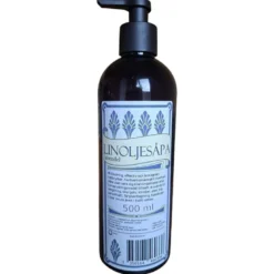 Linoljesåpa Lavendel i PET-flaska, 500 ml