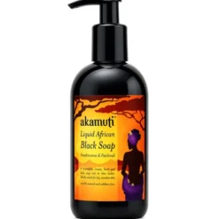 Liquid African Black Soap Frankincense & Patchouli, 250 ml