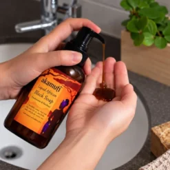 Liquid African Black Soap Frankincense & Patchouli, 250 ml