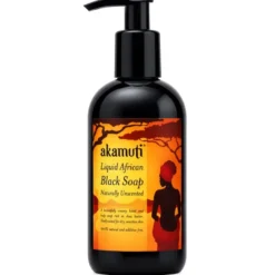 Liquid African Black Soap Unscented, 250 ml