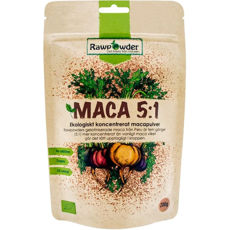 Macapulver Koncentrerat 5:1, 200 g