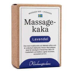 Massagekaka Lavendel, 50 g