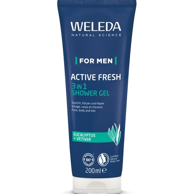 Men Active Fresh 3-in-1 Shower Gel, 200 ml