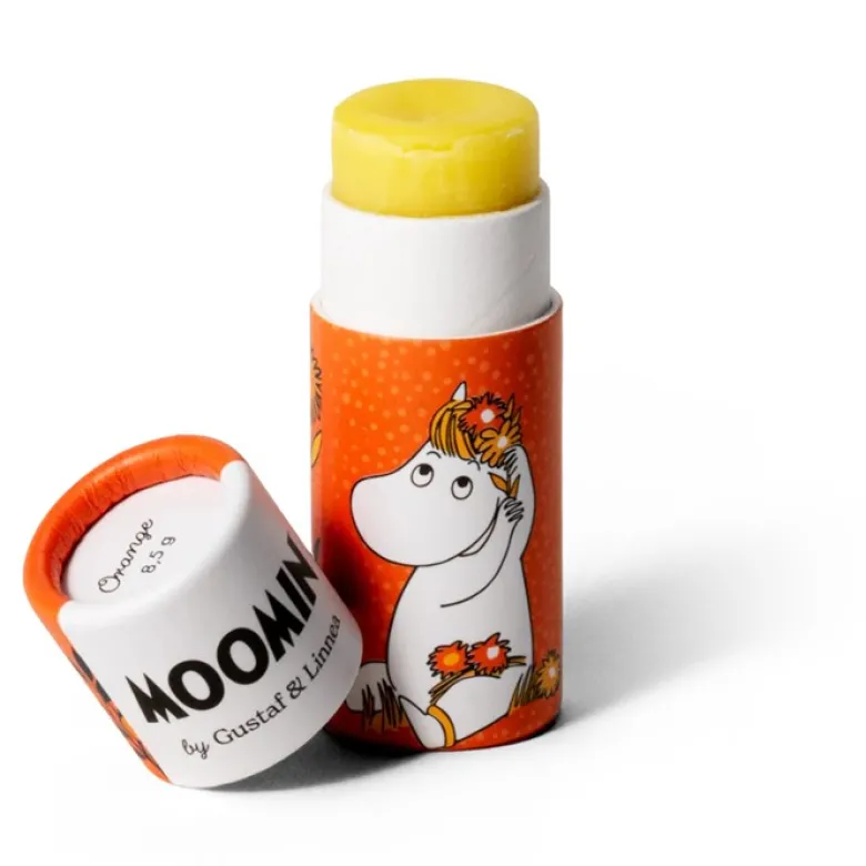 Mumin Läppcerat Bivax - Apelsin, 8,5 g