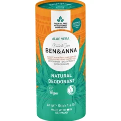 Natural Deodorant Stick Aloe Vera, 40 g