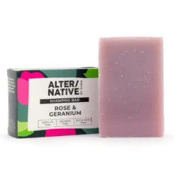 Naturlig Schampotvål - Rose & Geranium, 95 g