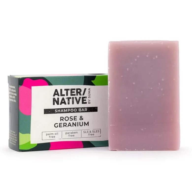 Naturlig Schampotvål - Rose & Geranium, 95 g