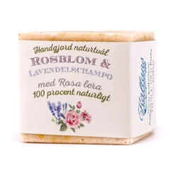 Naturlig Schampotvål Ros & Lavendel, ca. 125 g