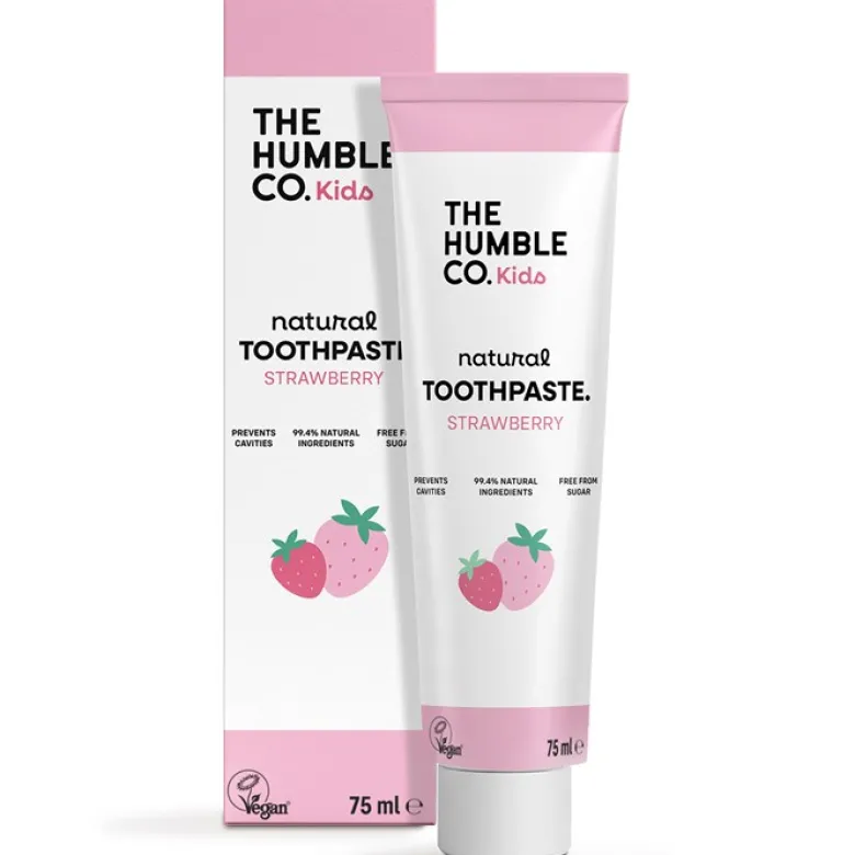 Naturlig Tandkräm Kids Strawberry, 75 ml