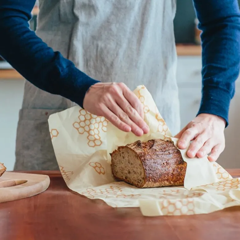 Naturligt Folie Bread Wrap - Honeycomb