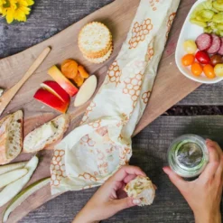 Naturligt Folie Bread Wrap - Honeycomb