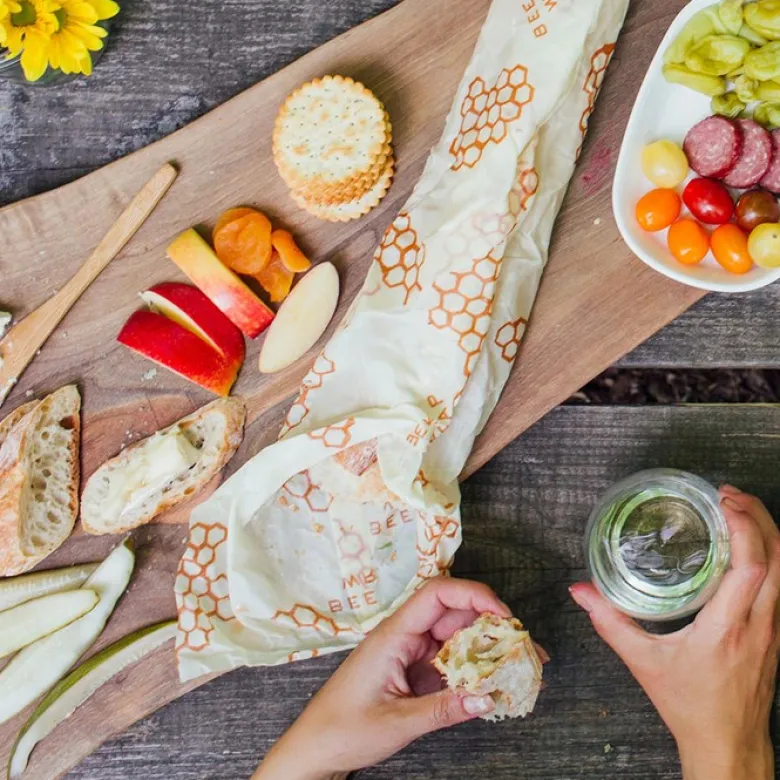 Naturligt Folie Bread Wrap - Honeycomb