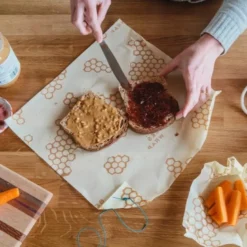 Naturligt Folie Sandwich Wrap - Honeycomb
