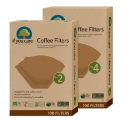 Oblekt Kaffefilter, 100 st