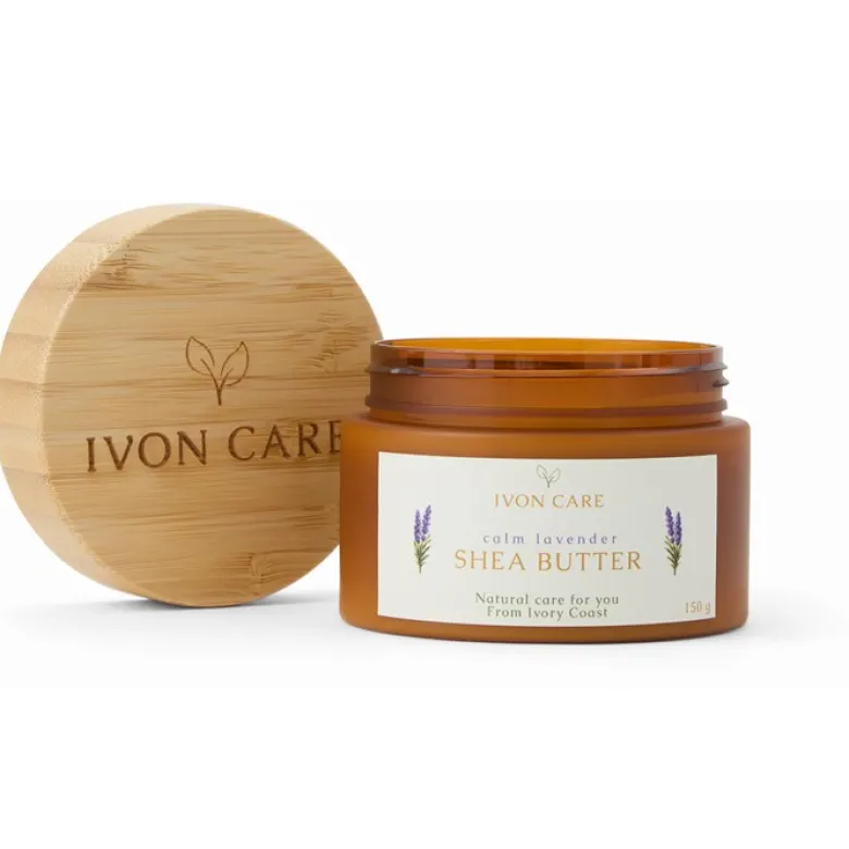 Oraffinerat Sheasmör - Calm Lavender, 150 g