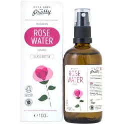 Organic Bulgarian Rose Water i Glasflaska, 100 ml