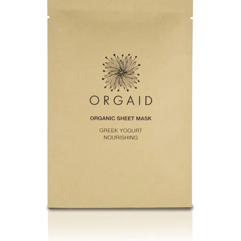 Organic Sheet Mask Greek Yogurt & Nourishing, 24 ml