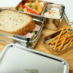 Panna Lunchlåda Rostfritt stål 3-i-1, 1 L