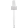 Pipett till glasflaska 30 ml - Vit
