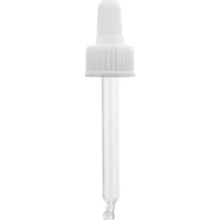 Pipett till glasflaska 30 ml - Vit