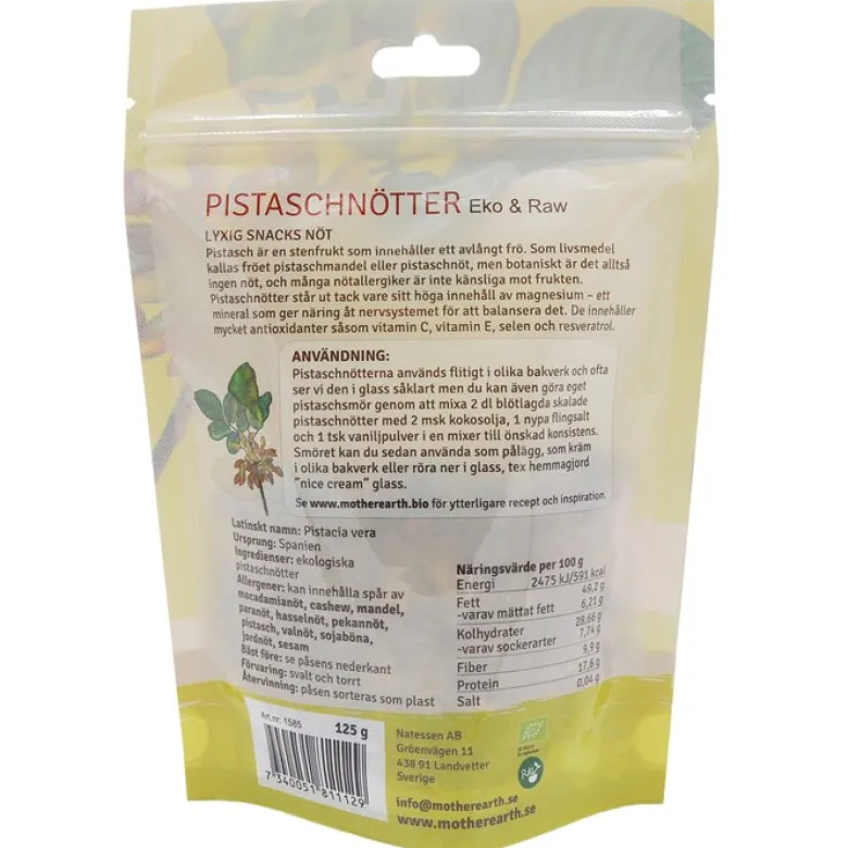 Pistaschnötter Skalade, 125 g