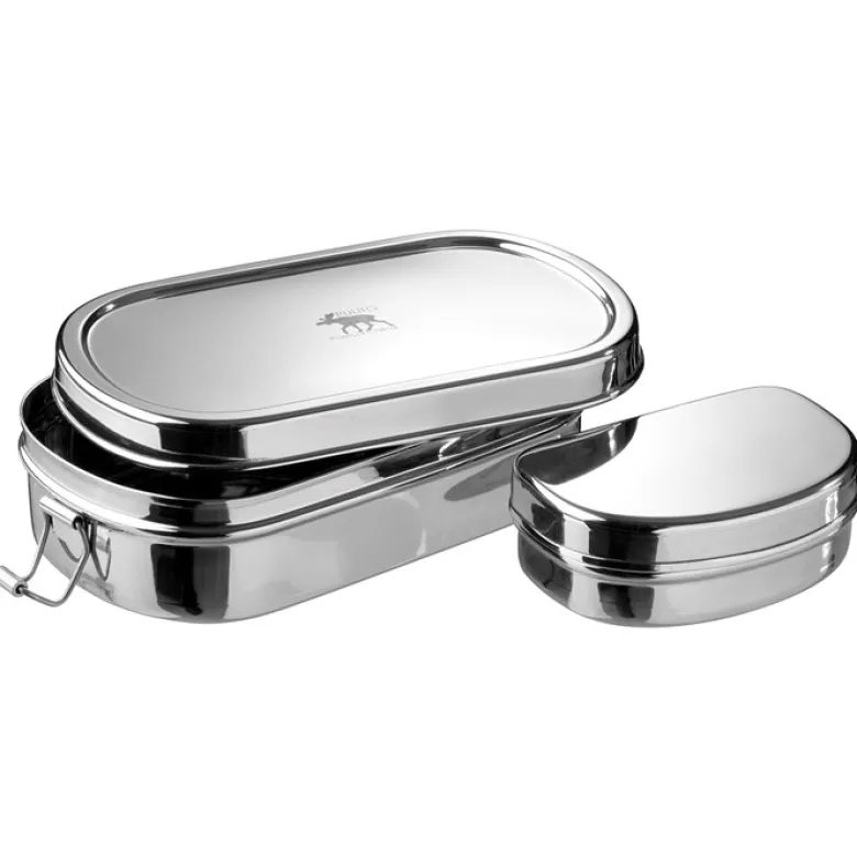 PureLunchBox Rostfri Matlåda - Oval, 875 ml