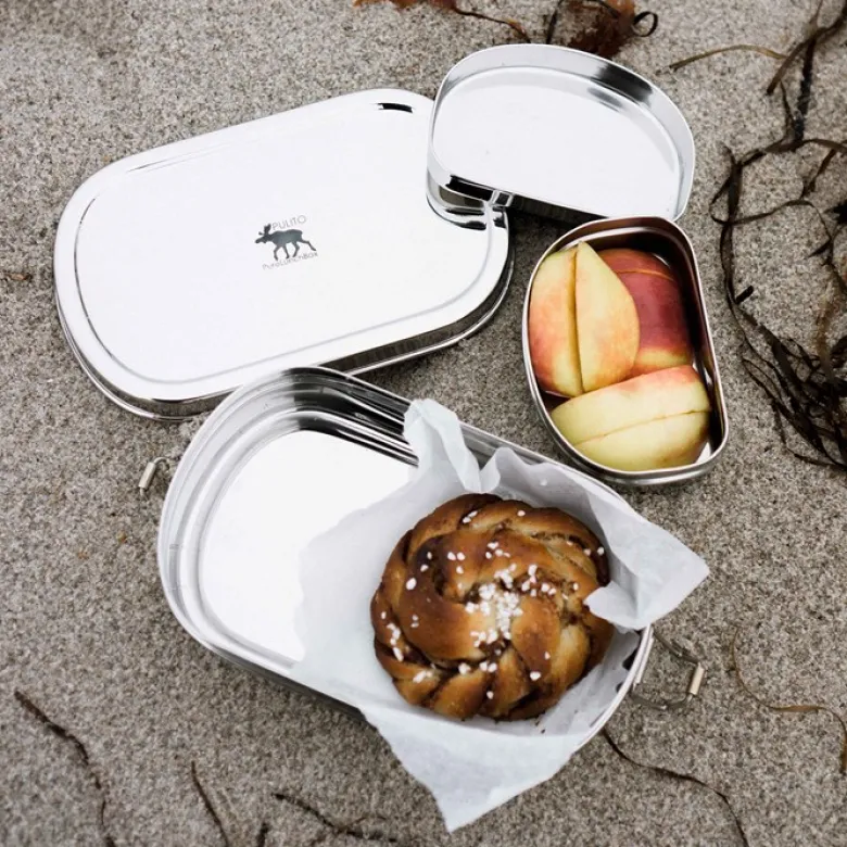 PureLunchBox Rostfri Matlåda - Oval, 875 ml
