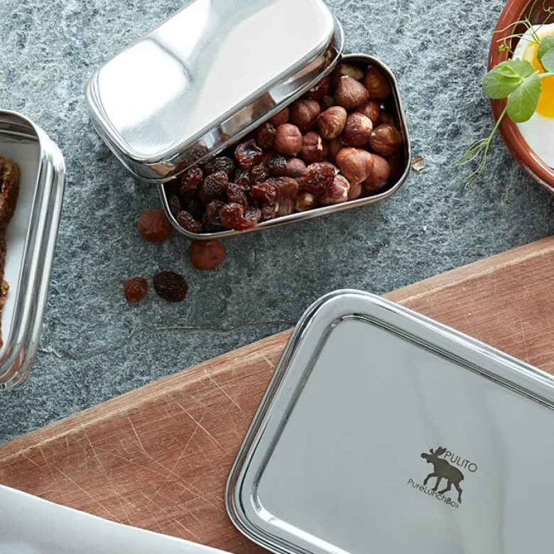 PureSnackBox Rostfri Snackslåda, 150 ml