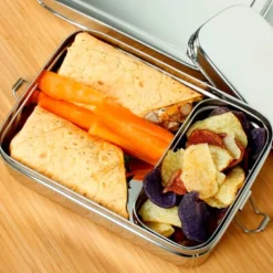 Rampur Lunchlåda Rostfritt stål 2-i-1, 1 L