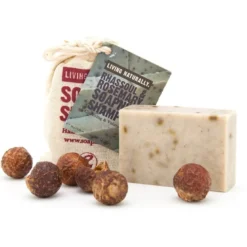 Rhassoul & Rosemary Soapnut Shampoo Bar, 90 g