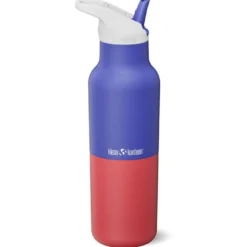 Rise Classic Isolerad Vattenflaska - Dazzling Blue Kaleidoscope, 473 ml