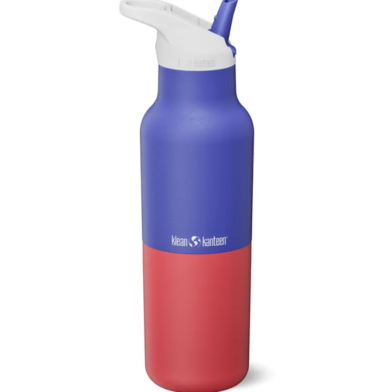 Rise Classic Isolerad Vattenflaska - Dazzling Blue Kaleidoscope, 473 ml