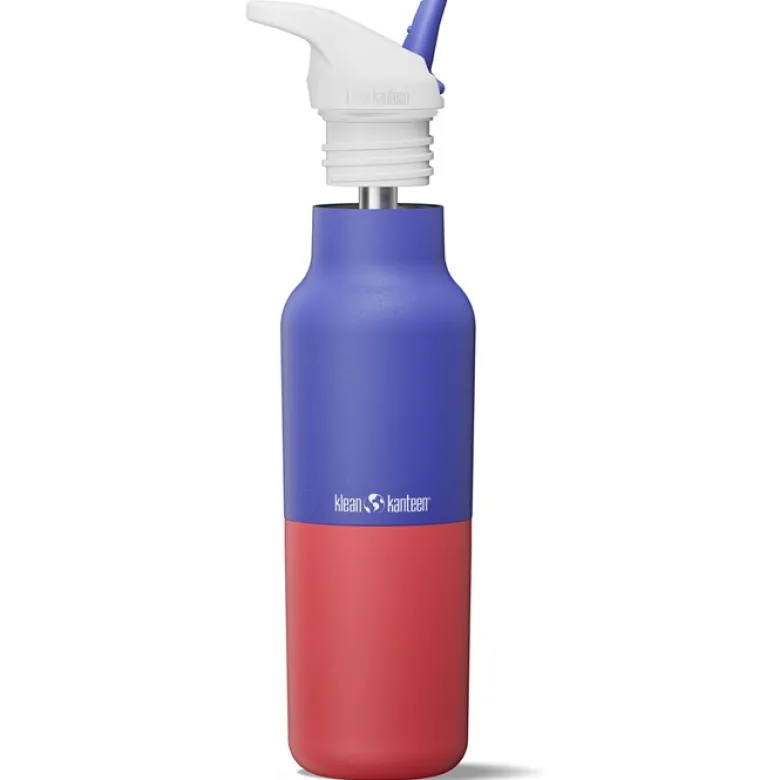 Rise Classic Isolerad Vattenflaska - Dazzling Blue Kaleidoscope, 473 ml