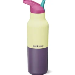 Rise Classic Isolerad Vattenflaska - Wax Yelow Kaleidoscope, 473 ml