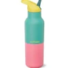 Rise Classic Isolerad Vattenflaska - Turquoise Kaleidoscope, 473 ml