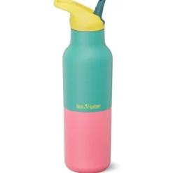 Rise Classic Isolerad Vattenflaska - Turquoise Kaleidoscope, 473 ml