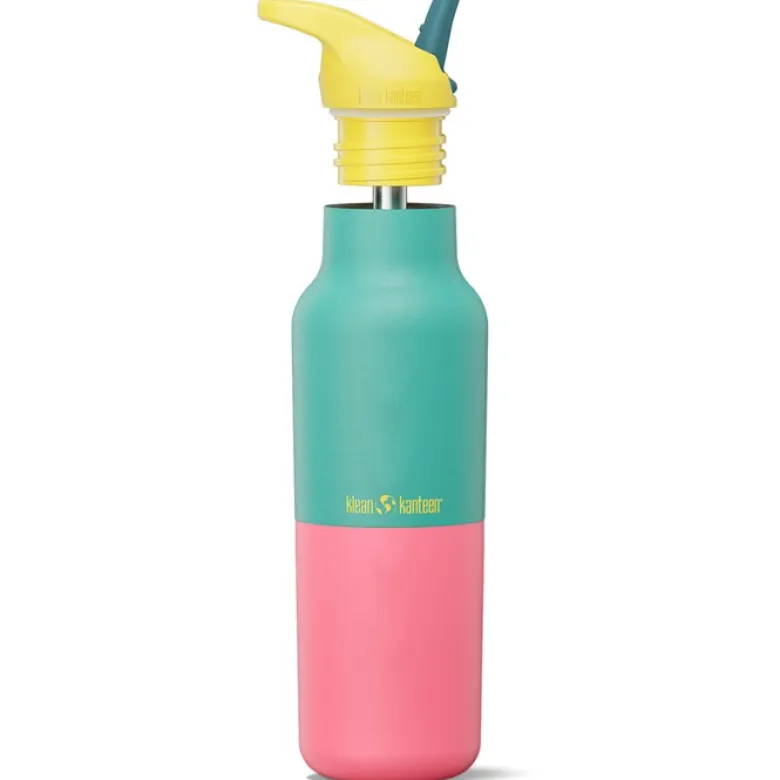 Rise Classic Isolerad Vattenflaska - Turquoise Kaleidoscope, 473 ml