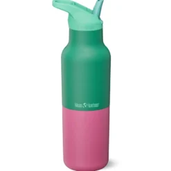 Rise Classic Isolerad Vattenflaska - Parakeet Kaleidoscope, 473 ml