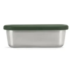 Rise Snack Box - Brushed Stainless, 295 ml