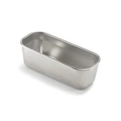 Rise Snack Box - Brushed Stainless, 295 ml