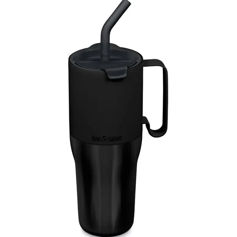 Rise Tumbler med Sugrörslock - Black, 1065 ml