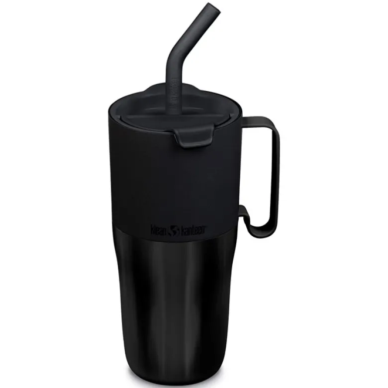 Rise Tumbler med Sugrörslock - Black, 769 ml