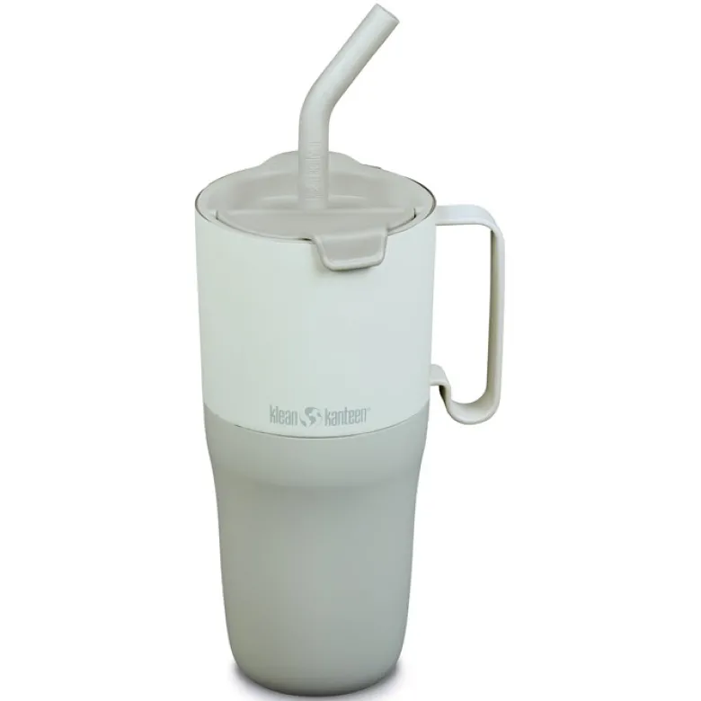 Rise Tumbler med Sugrörslock - Barely Blue, 769 ml