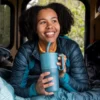 Rise Tumbler med Sugrörslock - Brittany Blue, 769 ml